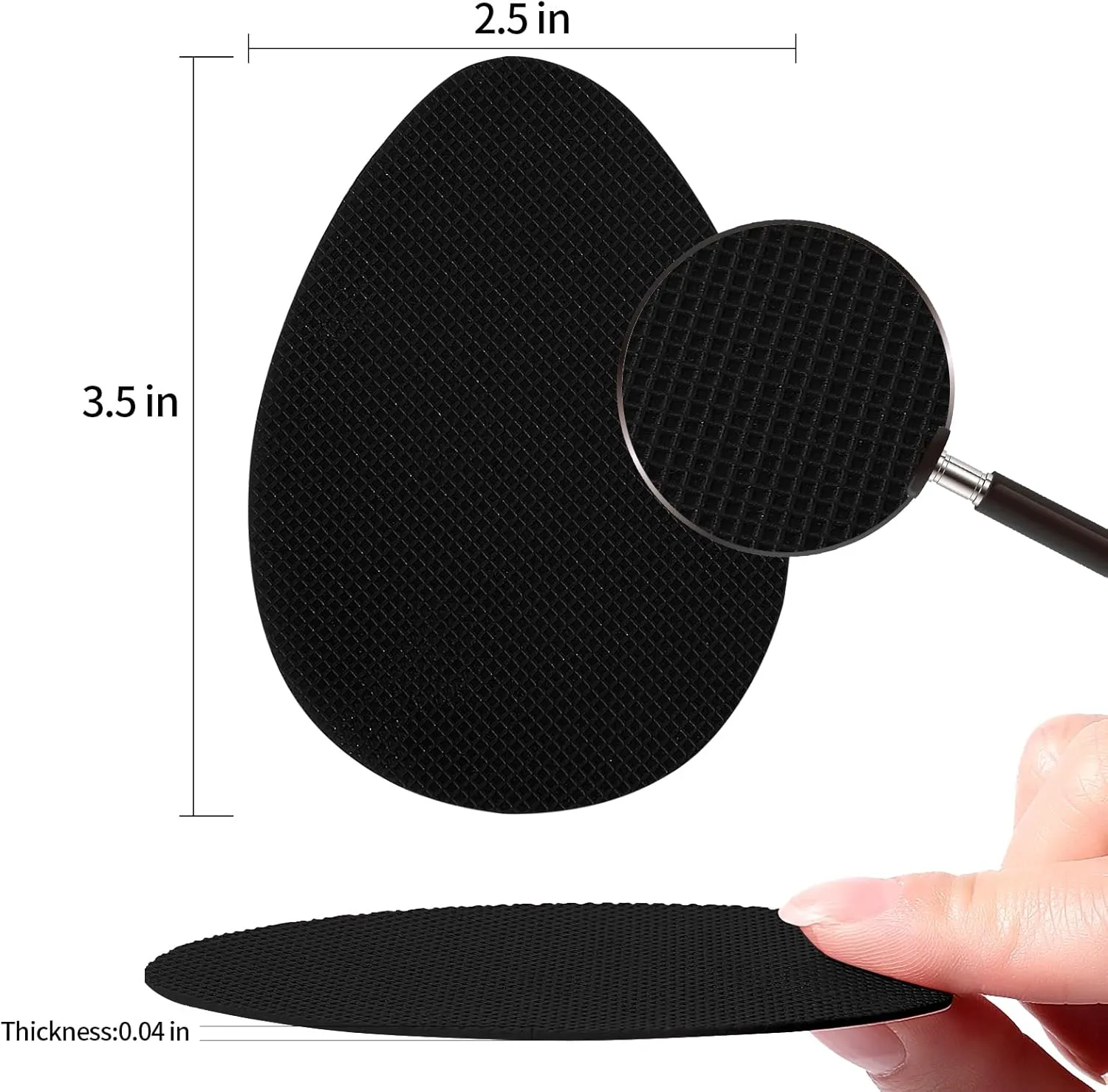 Ashoesert's Shoe Sole Protector for Heels,Shoe Grips on Bottom of Shoes, Anti Slip Shoe Grips,Non Slip Shoe Pads,Non Slip Pads for Shoes, Shoe Gummies for Heels