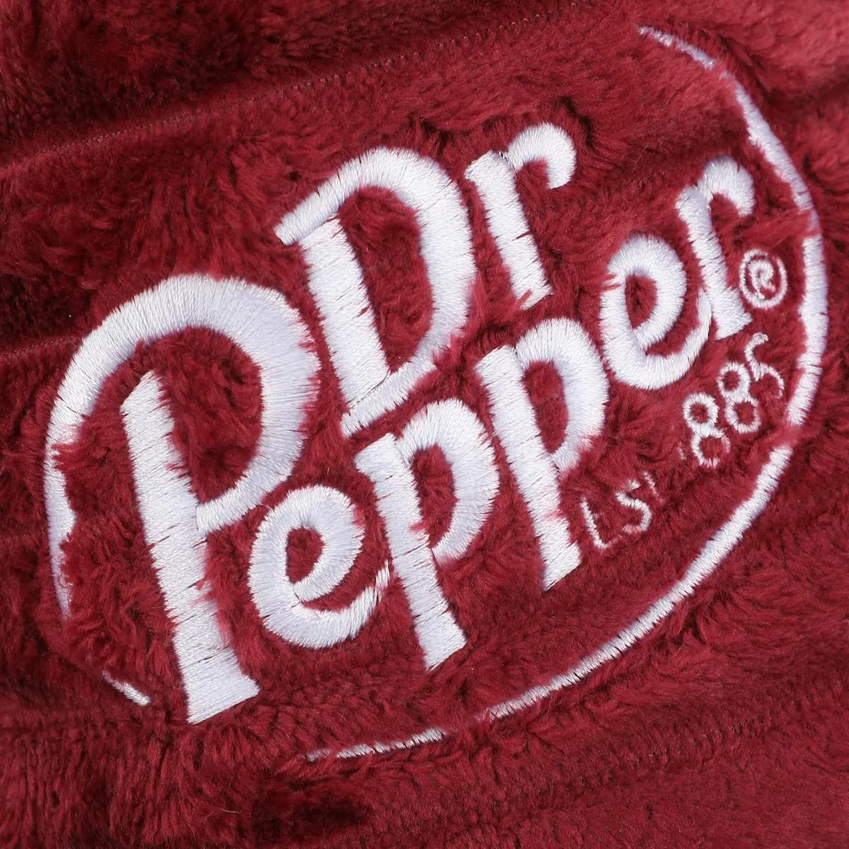 Bioworld Dr Pepper Logo Adult Red Scuff Slippers