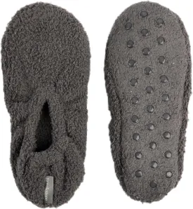 Brookstone Plush Footies - Slippers with Memory Foam Insole - Ultra-Soft Sherpa Footies for Indoor Wear, Non-Skid Sole, One-Size-Fits-Most, Machine Washable Slippers for Women
