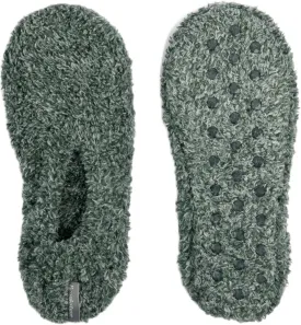 Brookstone Plush Footies - Slippers with Memory Foam Insole - Ultra-Soft Sherpa Footies for Indoor Wear, Non-Skid Sole, One-Size-Fits-Most, Machine Washable Slippers for Women