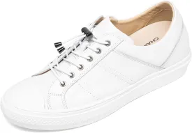 CHAMARIPA Men's Invisible Height Increasing Elevator Shoes Lace-Up Fashion Casual Comfortable Sneakers Genuine Leather Lifting Shoes That Make You 2.36/2.76 Inches Taller Handcrafted
