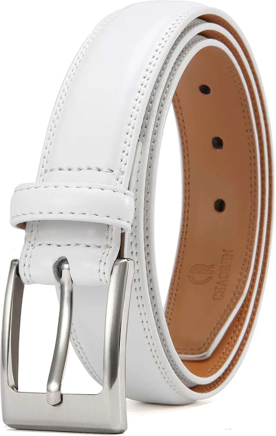 CHAOREN Mens Belts Leather 1 1/8" for Gift Men - Perfect Companion to Mens Dress Shoes