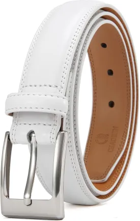 CHAOREN Mens Belts Leather 1 1/8" for Gift Men - Perfect Companion to Mens Dress Shoes