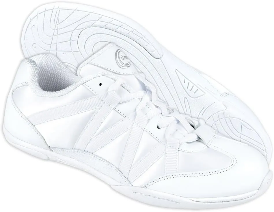 chass Ace II Youth Cheerleading Shoes - White Cheer Shoes for Girls