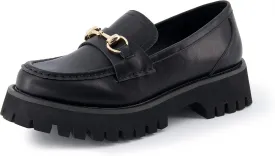 CUSHIONAIRE Women's Dillan Buckle Slip on Loafer  Memory Foam