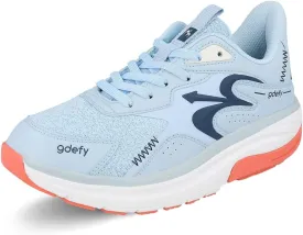 G-DEFY Energiya Womens Cross Trainer Shoe | Heel Support | VersoShock Technology for Pain Associated with Prolonged Standing or Walking | Arch Support | Diabetic Shoes | Wide Shoes | Free Orthotic