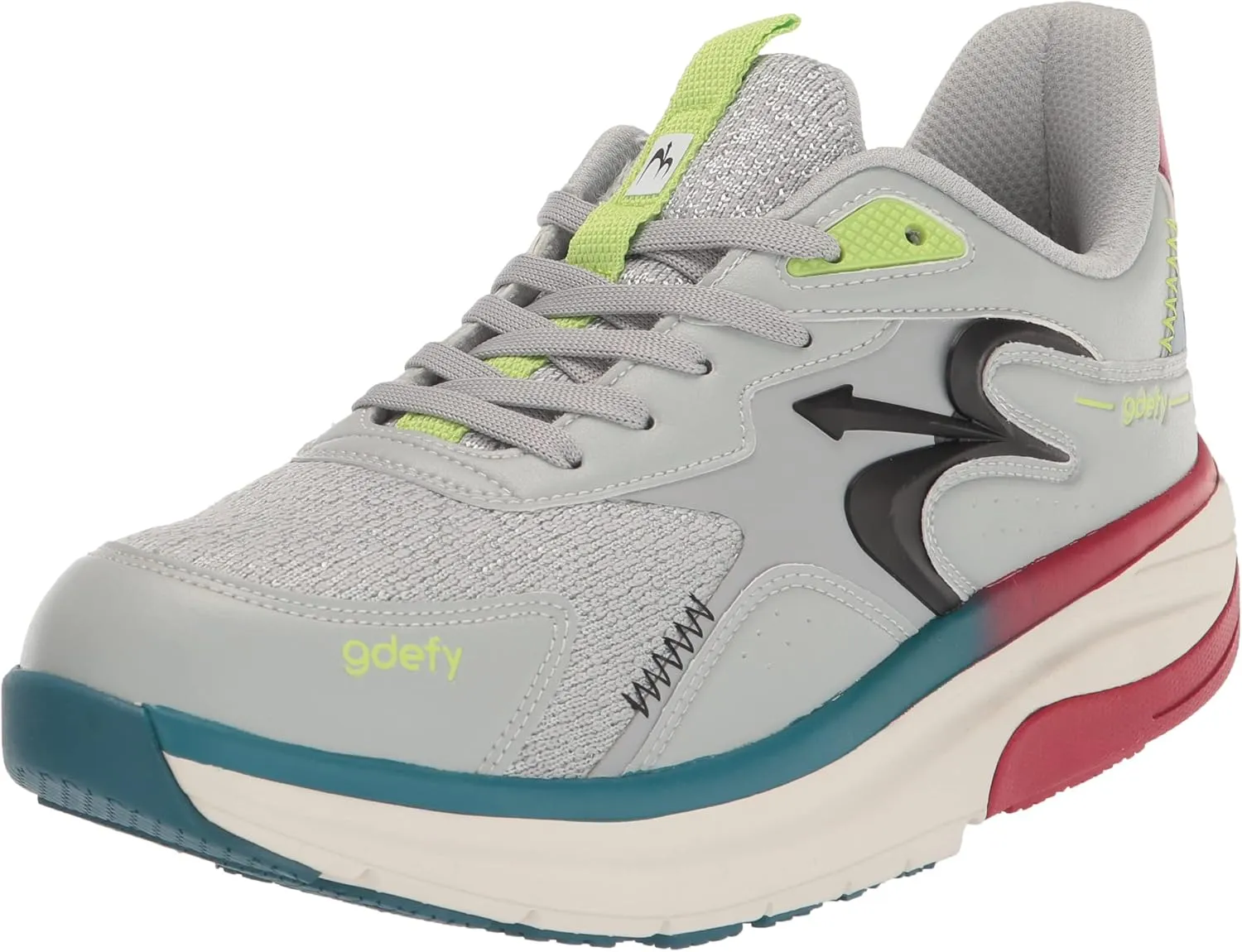 G-DEFY Energiya Womens Cross Trainer Shoe | Heel Support | VersoShock Technology for Pain Associated with Prolonged Standing or Walking | Arch Support | Diabetic Shoes | Wide Shoes | Free Orthotic