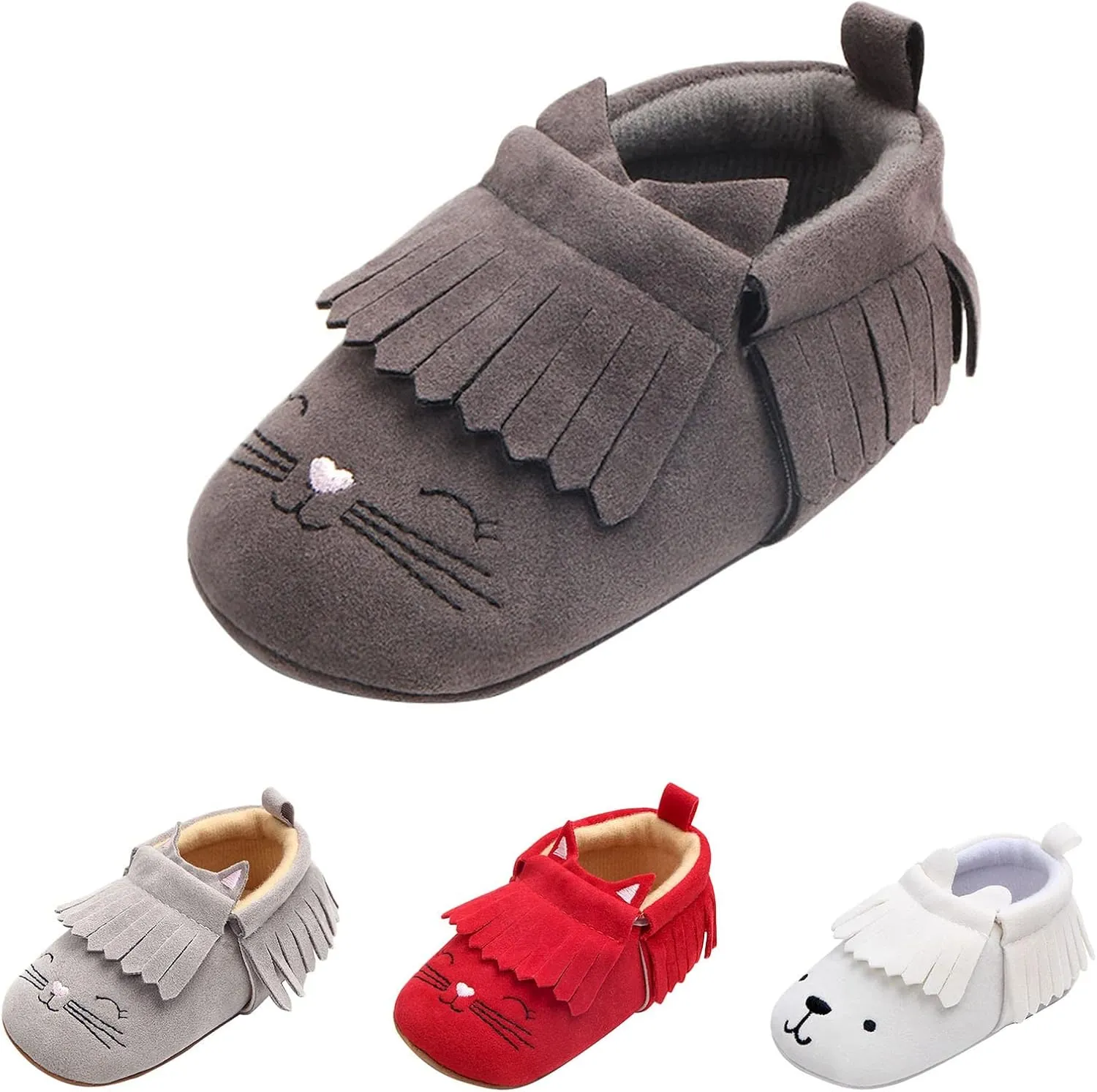 Girls Boys Thermal House Slippers Warm Animal Soft Cozy Cartoon Non-slip Shoes Winter House Shoes Fall Winter Costume