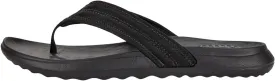Hey Dude Men's Myers Flip Classic Black/Black | Men's Shoes | Men Slip-on Sandals | Comfortable & Light-Weight