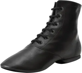 Jazz Dance Boots Split Sole for Women and Men's Leather Dancing Shoes