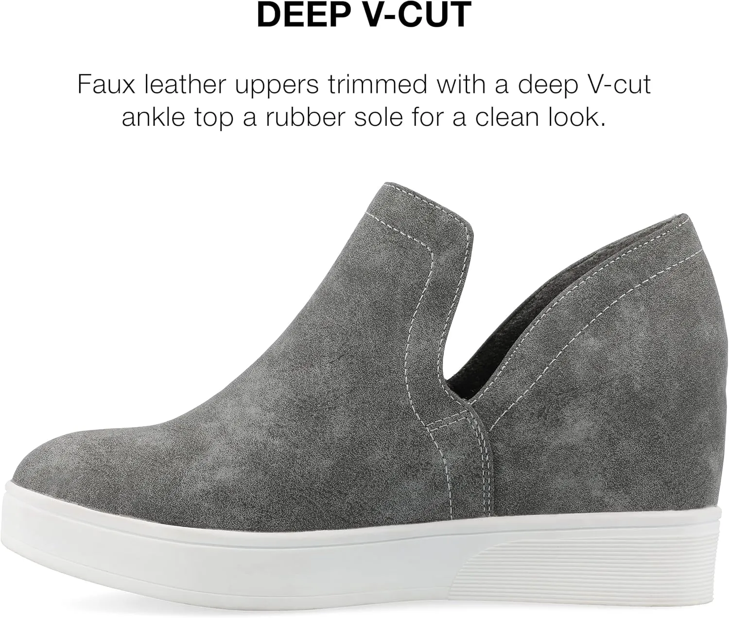 Journee Women's Cardi Sneaker Wedge