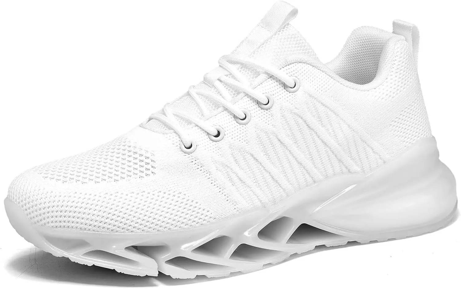Mens Air Cushion Fashion Sneakers Breathable Blade Running Walking Shoes Comfortable Non Slip Work Sport Fitness Athletic Tennis Shoes