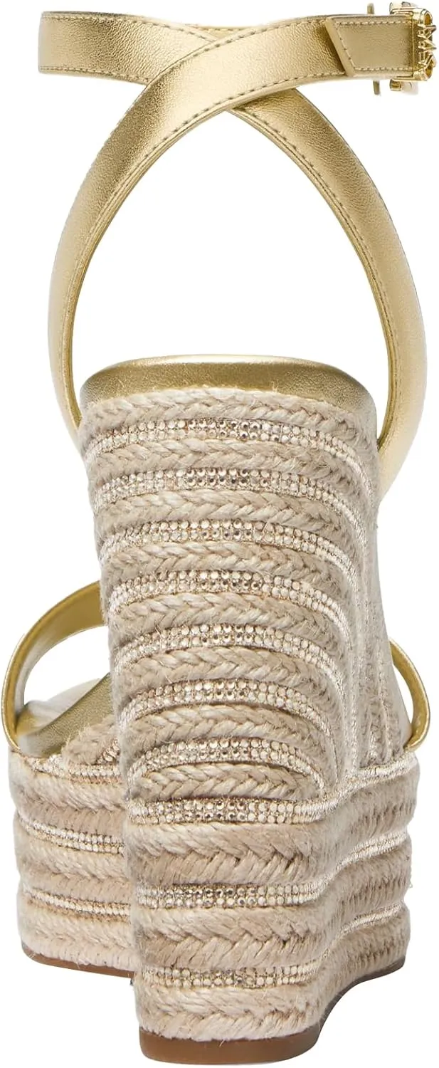 Michael Kors Women's Leighton Espadrille Wedge Sandal