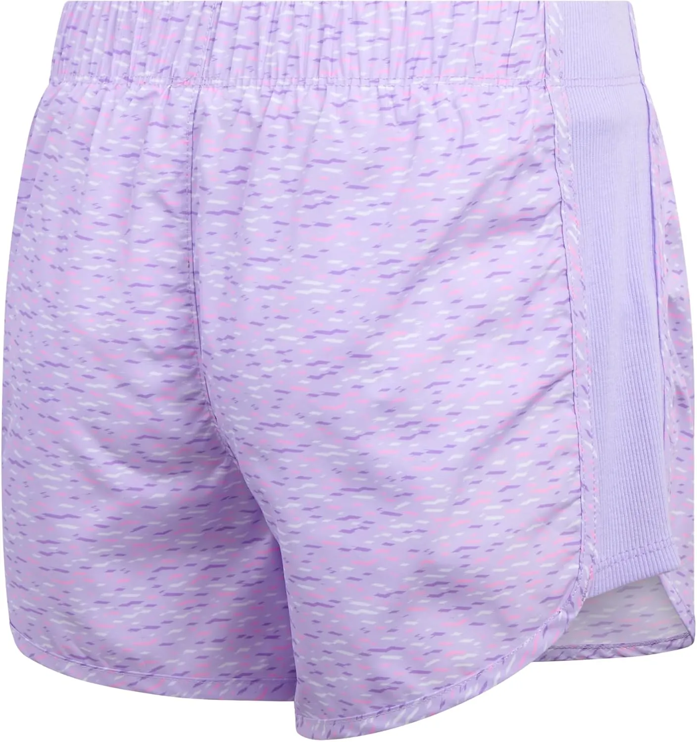 New Balance Girls Active Shorts Set - 2 Piece Performance Ribbed T-Shirt and Shorts - Cute Summer Outfit Set for Girls, 7-12