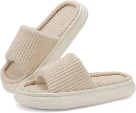 NineCiFun Unisex Summer House Slippers Indoor and Outdoor Slip-On Home Bedroom Shoes for Women and Men