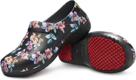 NINGO Slip Resistant Work Shoes for Women, Non Slip Chef Shoes, Waterproof & Easy to Clean, Comfortable Lightweight Women's Clogs, Nurse Shoes for Food Service, Healthcare, Gardening