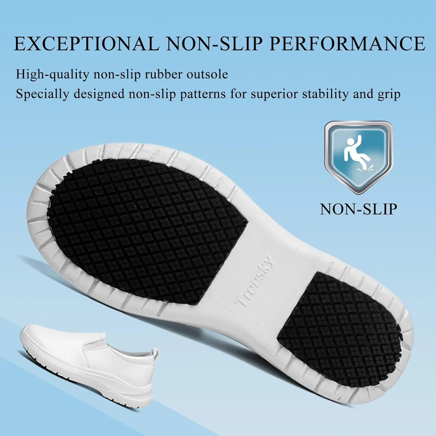 Non-Slip Nursing Shoes for Women in Food Service - Lightweight, Comfortable, Suitable for Restaurant, Crew, and Medical Work
