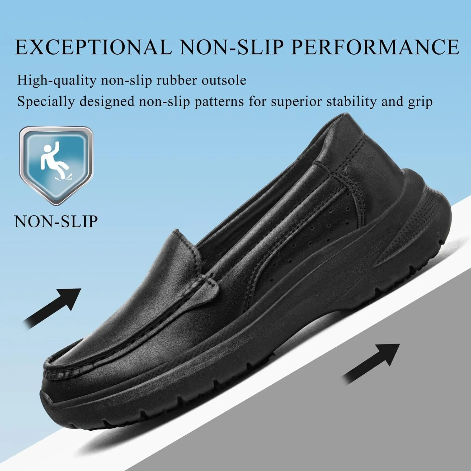 Non-Slip Nursing Shoes for Women in Food Service - Lightweight, Comfortable, Suitable for Restaurant, Crew, and Medical Work