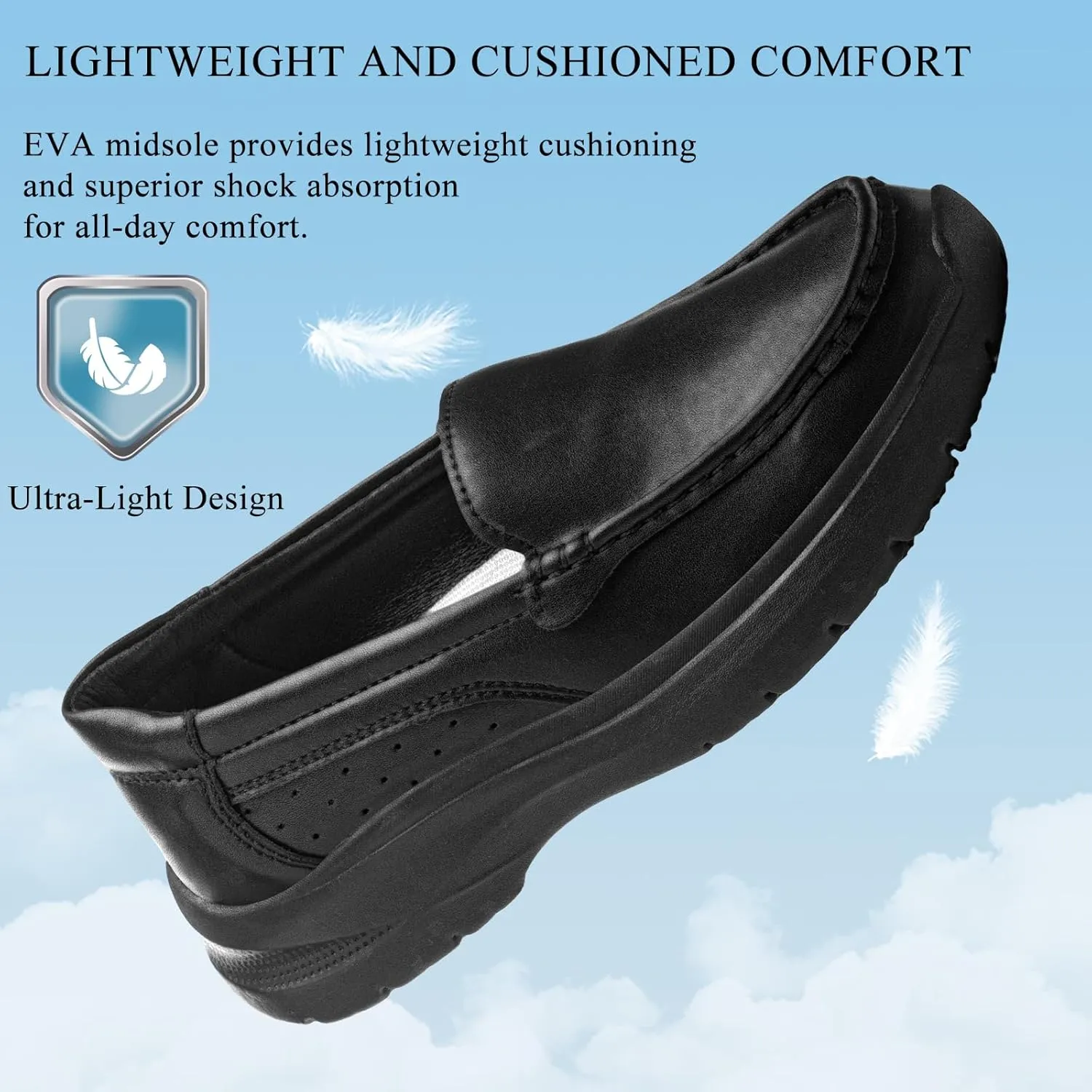 Non-Slip Nursing Shoes for Women in Food Service - Lightweight, Comfortable, Suitable for Restaurant, Crew, and Medical Work