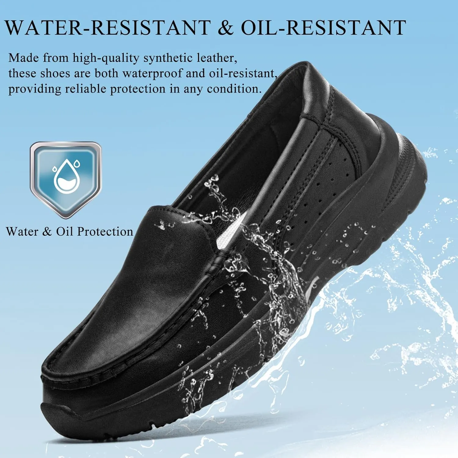 Non-Slip Nursing Shoes for Women in Food Service - Lightweight, Comfortable, Suitable for Restaurant, Crew, and Medical Work