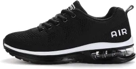 QAUPPE Womens Fashion Lightweight Air Sports Walking Sneakers Breathable Gym Jogging Running Tennis Shoes US 5.5-11 B(M)