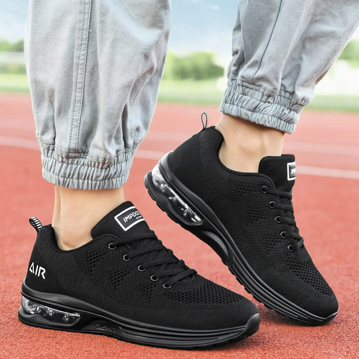 QAUPPE Womens Fashion Lightweight Air Sports Walking Sneakers Breathable Gym Jogging Running Tennis Shoes US 5.5-11 B(M)