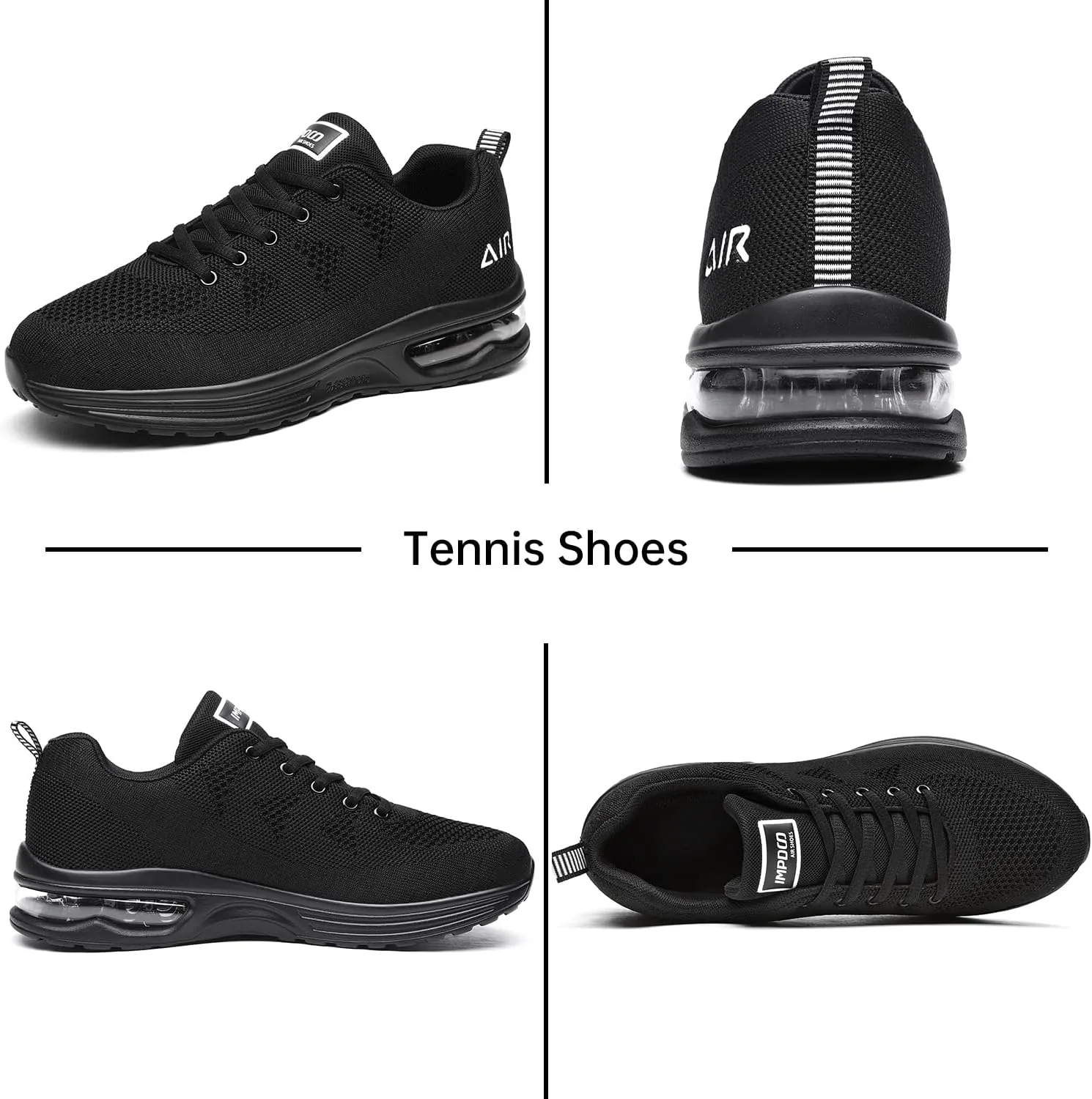 QAUPPE Womens Fashion Lightweight Air Sports Walking Sneakers Breathable Gym Jogging Running Tennis Shoes US 5.5-11 B(M)