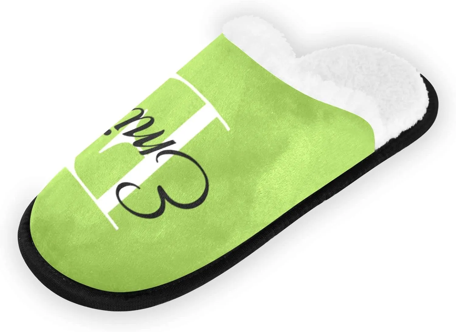 Sinestour Khaki Unisex-Adult Fuzzy Slippers - Men's & Women's - M & L - Coral Fleece Lining - Non-Slip Anti-Noise Sole - Indoor/Outdoor - Machine Washable