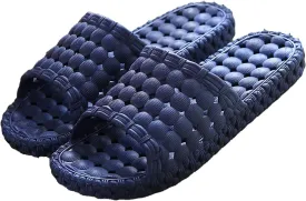 Slippers for Men & Women, Quick-Dry Non-Slip Shower Sandals with Drainage Holes, Soft & Durable PVC Material for Bathroom, Pool, Beach, & Indoor Use