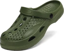 SOSOWHLTE Men's Women's Arch Support Clogs,Unisex Garden Shoes Comfortable Slip-on Outdoor Sandals Slippers for Beach Casual