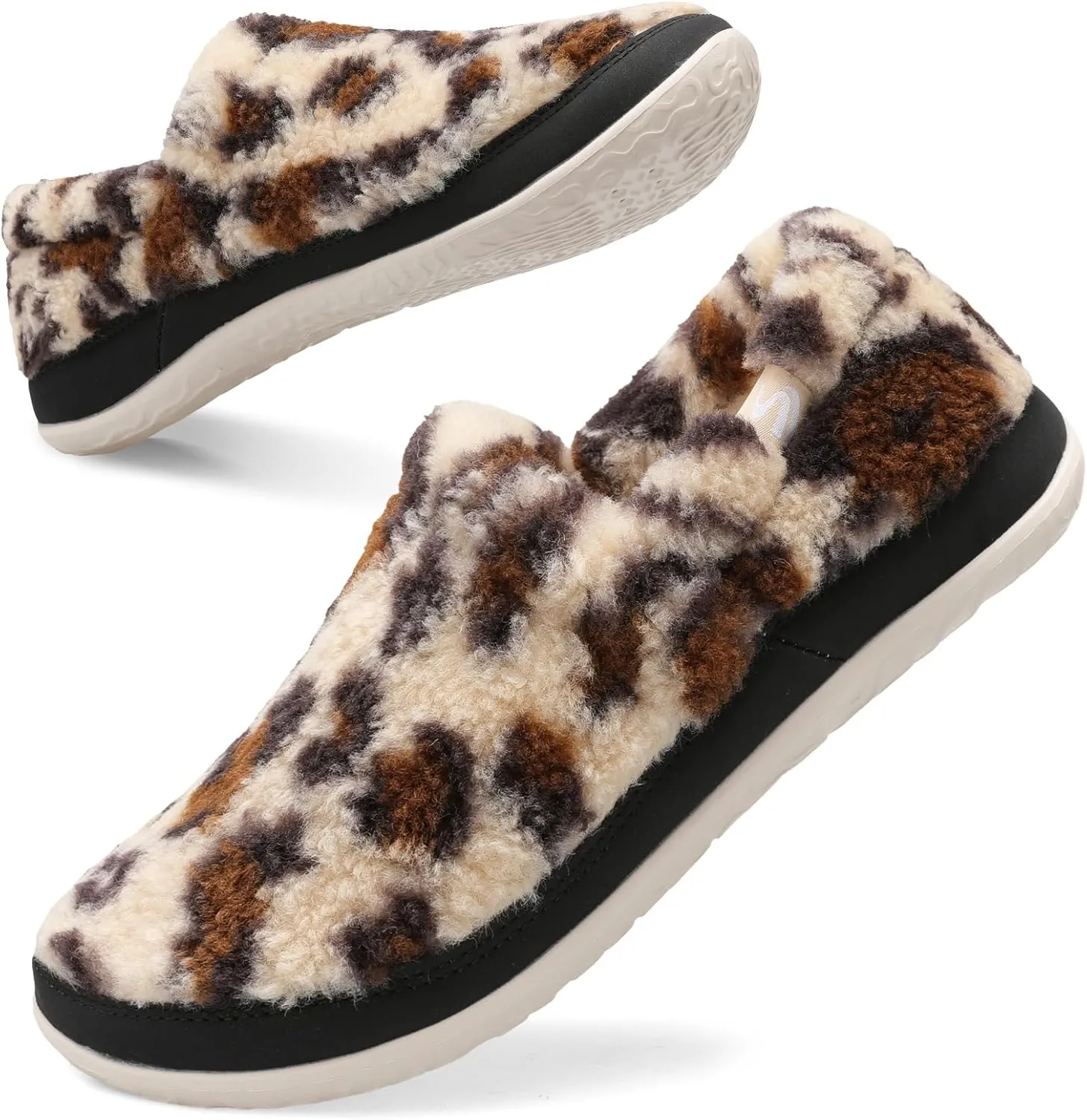 Spesoul Cozy House Slippers for Women Men Fuzzy Indoor House Shoes Warm Home Slipper Socks Outdoor Moccasin Slippers Sneakers Closed Back Lightweight Barefoot for Bedroom Office Travel