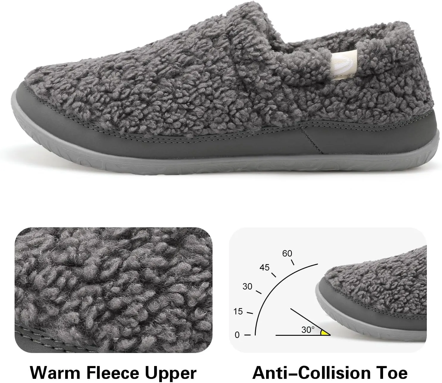 Spesoul Cozy House Slippers for Women Men Fuzzy Indoor House Shoes Warm Home Slipper Socks Outdoor Moccasin Slippers Sneakers Closed Back Lightweight Barefoot for Bedroom Office Travel