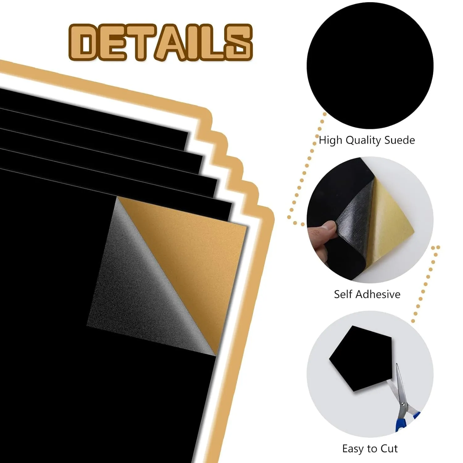 Stick on Self Adhesive Suede Sheets for Dance Shoes 11.8 x 7.8 Inch Felt Sheets with Adhesive Backing,Ideal for Dance Soles High Heeled Shoes Protector Pads Sticker (5)