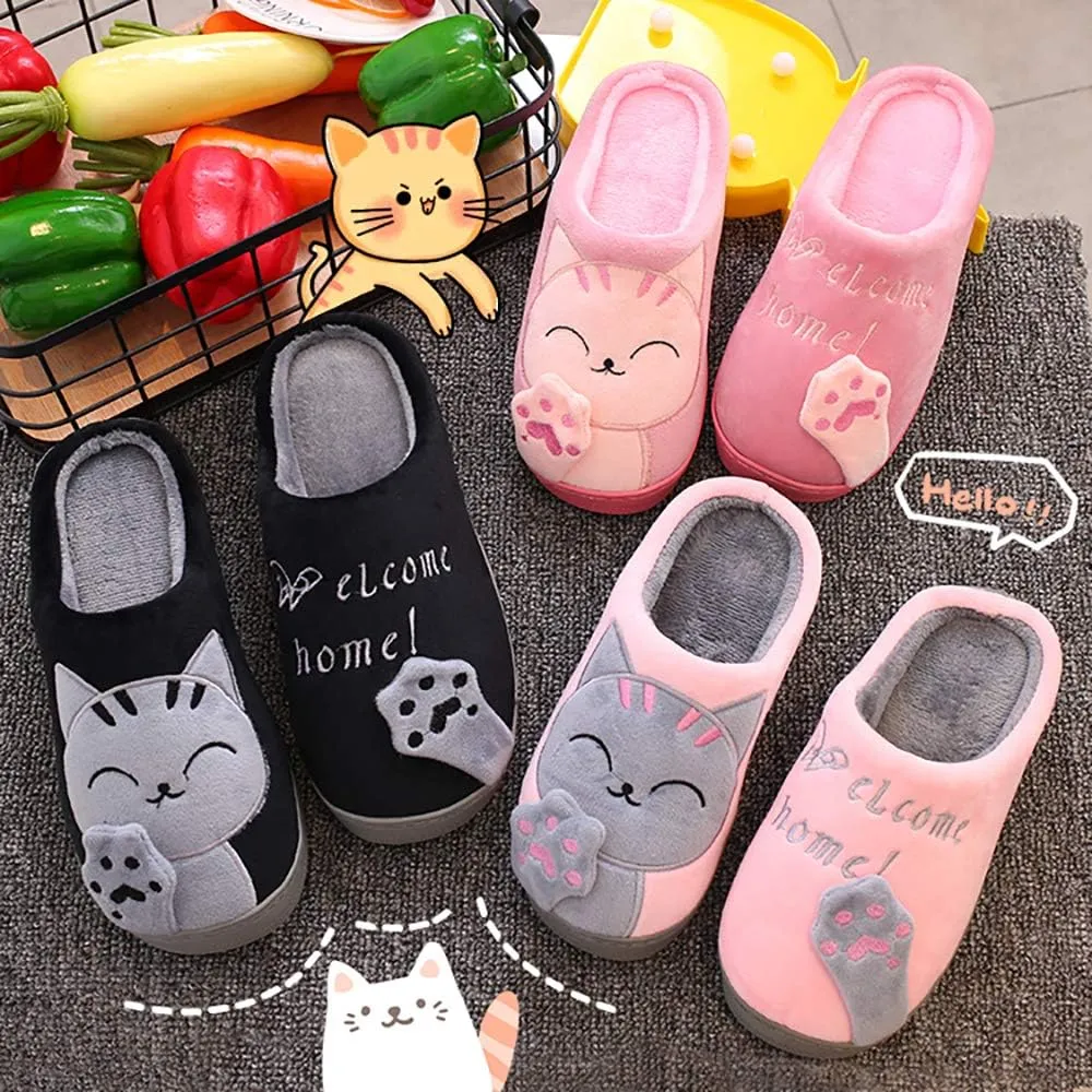 techcity Women's & Men's Comfort Memory Foam Slippers Breathable Fuzzy Slip on Clog House Shoes w/Indoor Outdoor Anti-Skid Sole