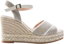 Viscata Empuria Women's Sandals 3  " espadrille wedge heels Spain Handmade. Platform ankle strap shoes made of soft, durable cotton canvas and woven with 100% natural jute and soft inner sole cushion
