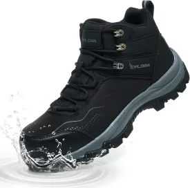 Waterproof Steel Toe Boots for Men Wide Width Non Slip Work Boots Lightweight Slip Resistant Safety Shoes Indestructible Construction Composite Toe Sneakers