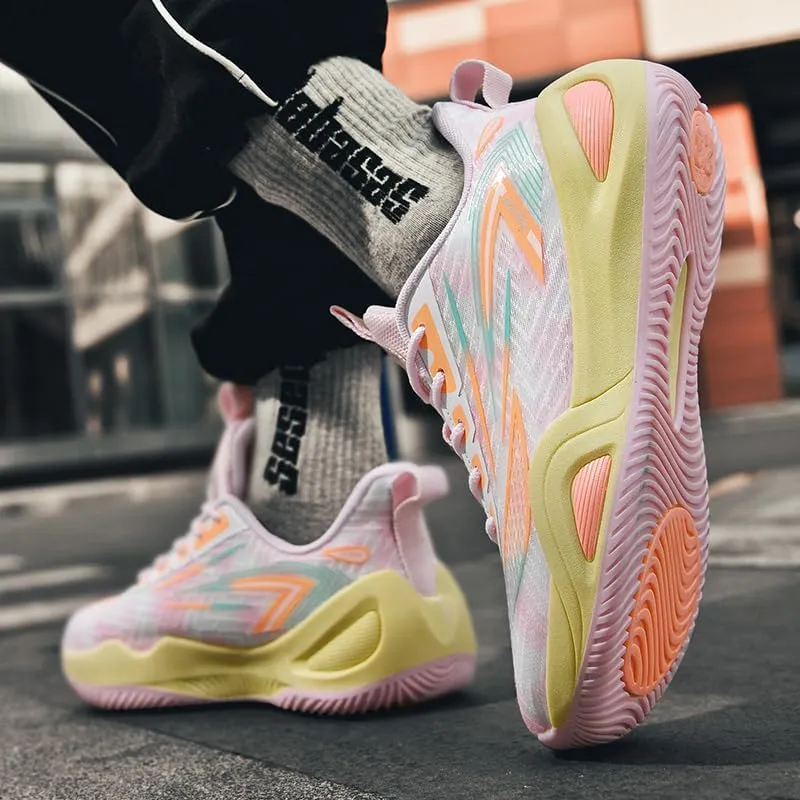 Women Men Basketball Shoes Walking Running Shoes Breathable Comfortable Sneakers for Adult