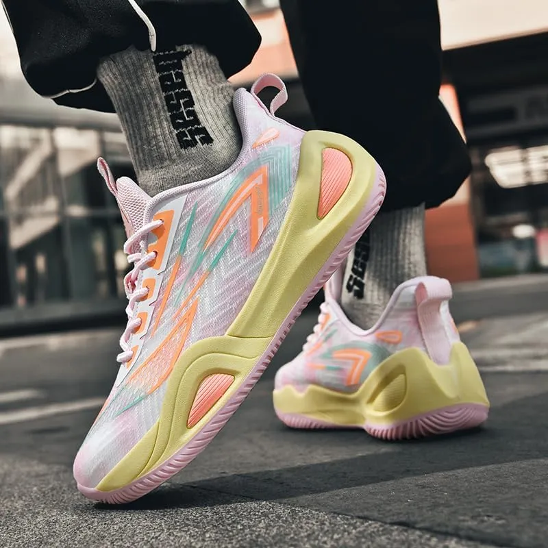 Women Men Basketball Shoes Walking Running Shoes Breathable Comfortable Sneakers for Adult